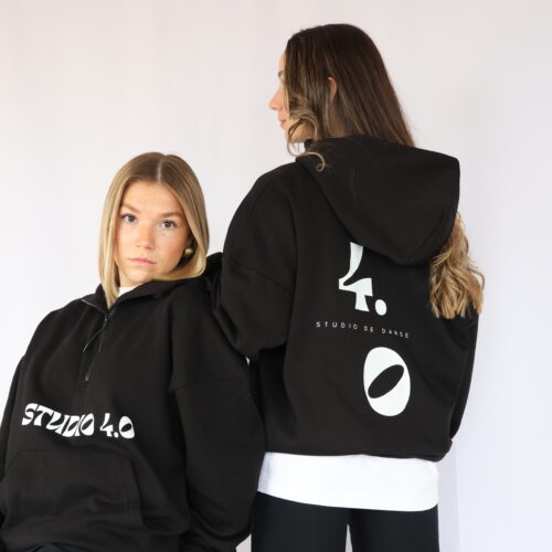 Demi-zip noir Studio 4.0