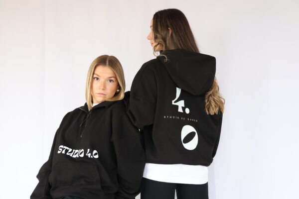 Demi-zip noir Studio 4.0